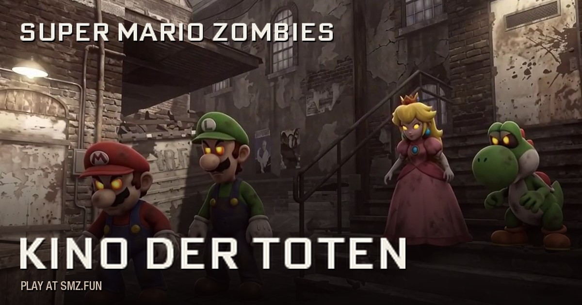 Mario characters in Kino der Toten